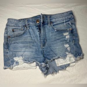 American eagle jean shorts